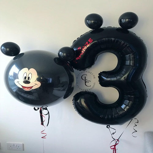 Party Balloons Mickey Mouse Helium Balloons Bouquet-31