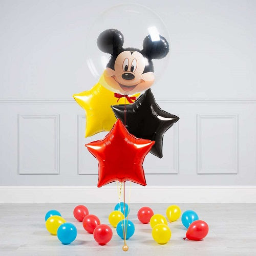 Party Balloons Mickey Mouse Helium Balloons Bouquet-36
