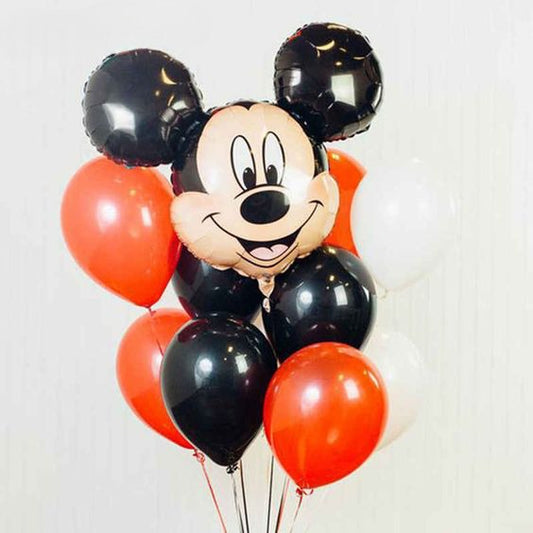Party Balloons Mickey Mouse Helium Balloons Bouquet-38