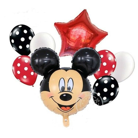 Party Balloons Mickey Mouse Helium Balloons Bouquet-4