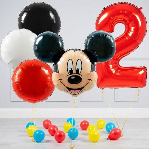 Party Balloons Mickey Mouse Helium Balloons Bouquet-40