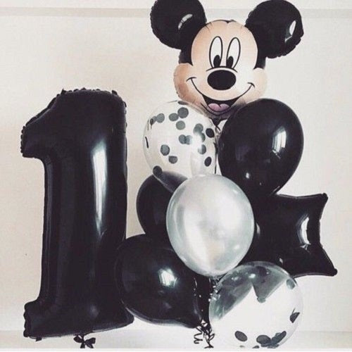 Party Balloons Mickey Mouse Helium Balloons Bouquet-6