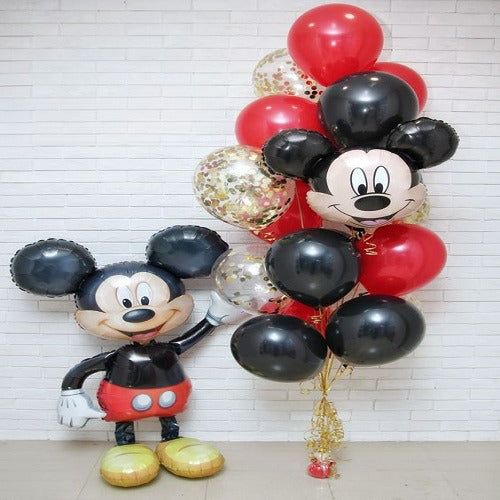 Party Balloons Mickey Mouse Helium Balloons Bouquet-7