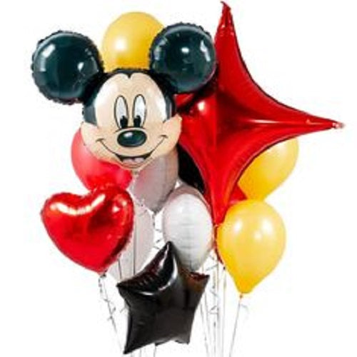 Party Balloons Mickey Mouse Helium Balloons Bouquet-8