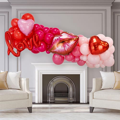Loved Up Foils Inflated Balloon Garland - 2M