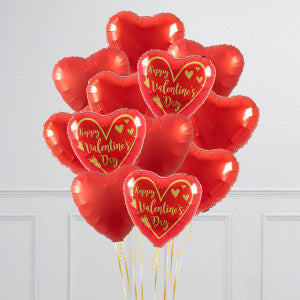 Happy Valentine's Day Arrows Inflated Foil Balloons  