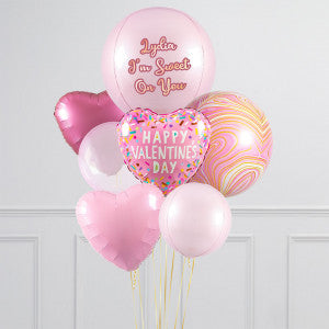  Valentine's Day Inflated Big Balloon Bunch