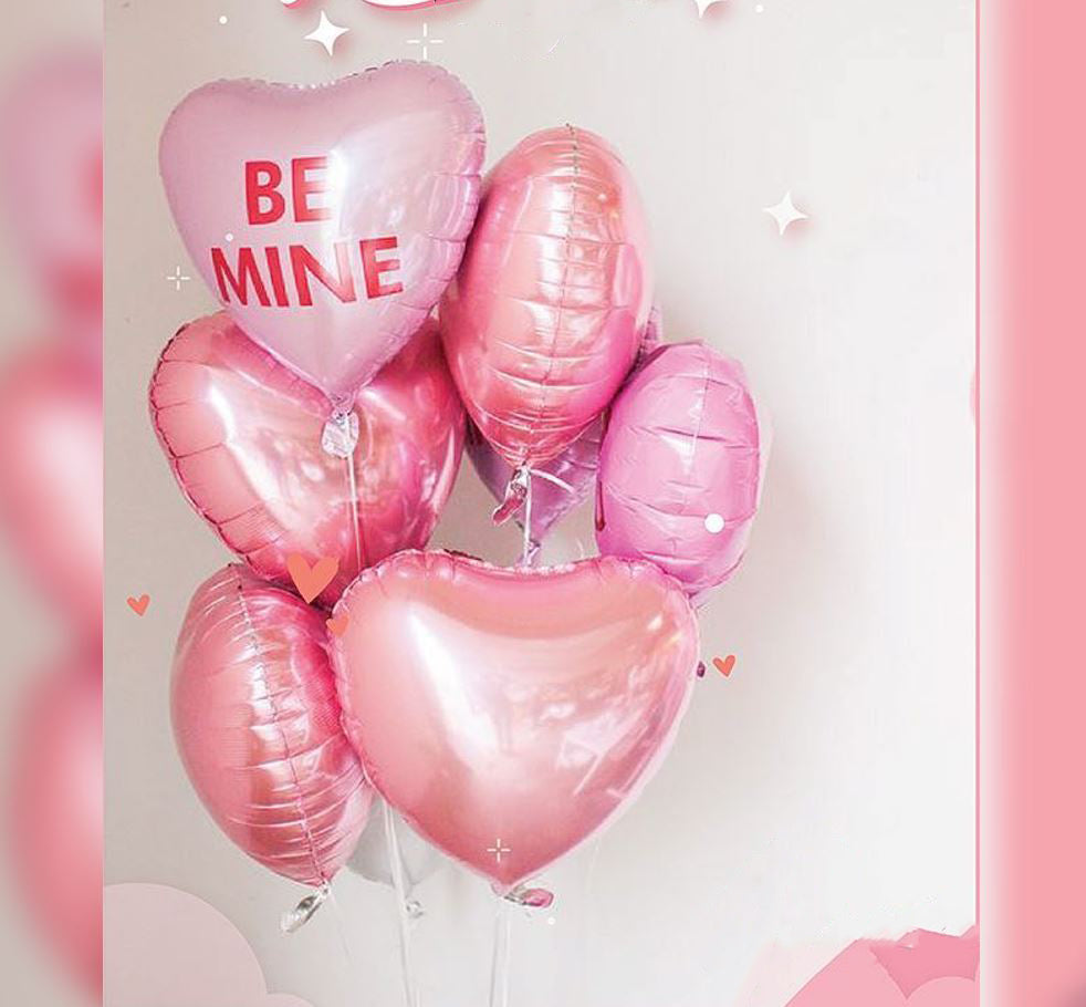 Rose Gold And Rose Pink Balloon Bouquet