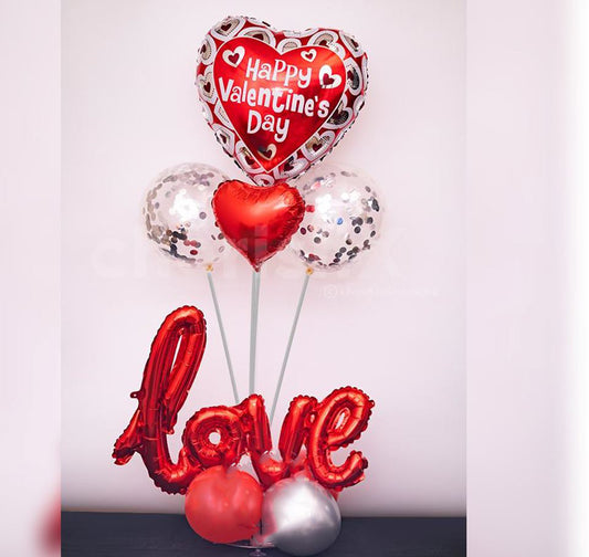 Valentine Love Letter Balloon Bouquet