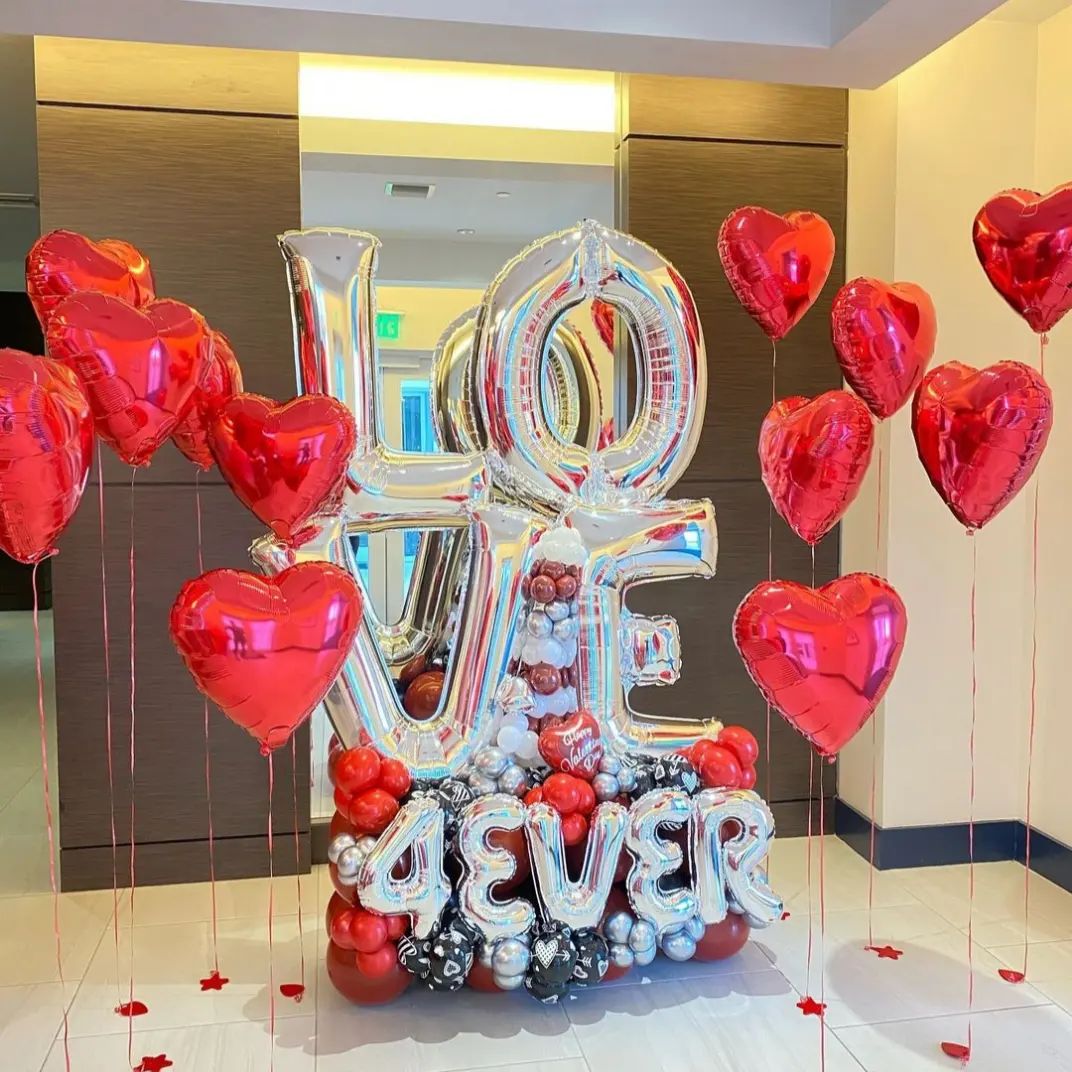 Love Forever Cluster Balloon Bouquet