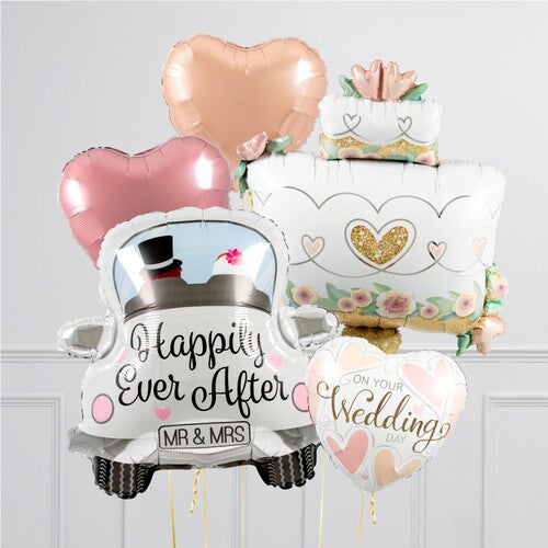 Wedding Theme Car Balloon Bouquet