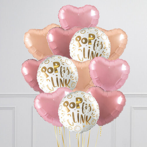 Wedding  Theme Rose Gold Balloon Bouquet