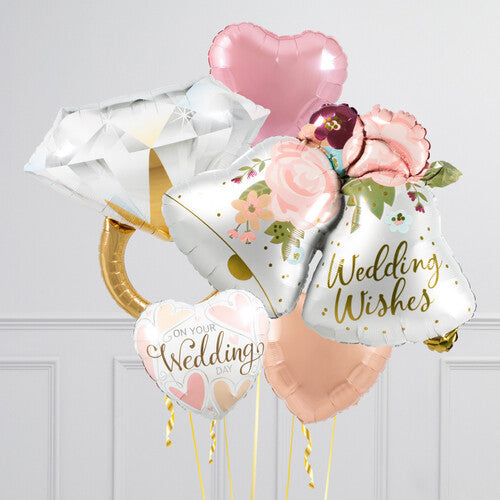 Wedding Theme Ring Balloon Bouquet