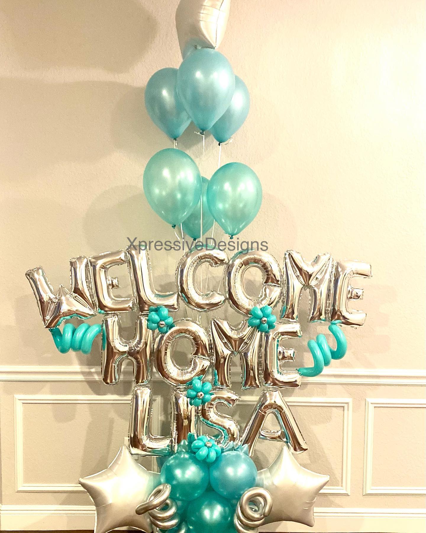 Welcome Home Helium Balloon Bouquet 13