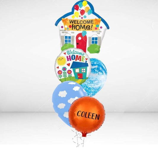 Welcome Home Helium Balloon Bouquet 3