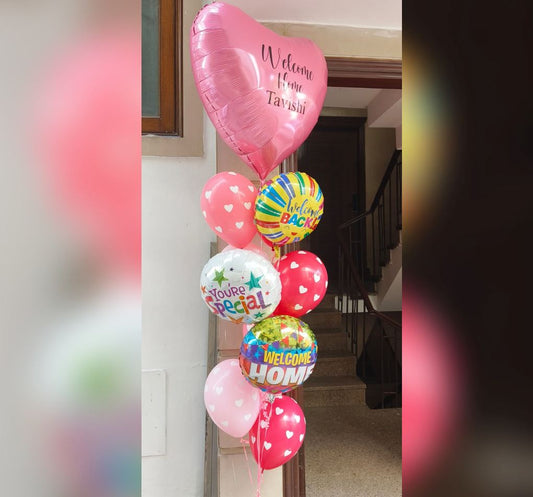 Welcome Home And You are special Balloon Bouquet