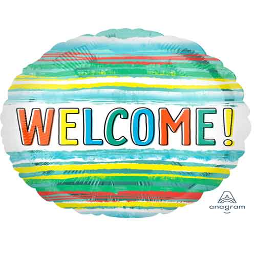 Party Balloon Welcome Watercolor Balloon 18" 