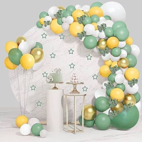 An Arch Of Plain Latex Balloons