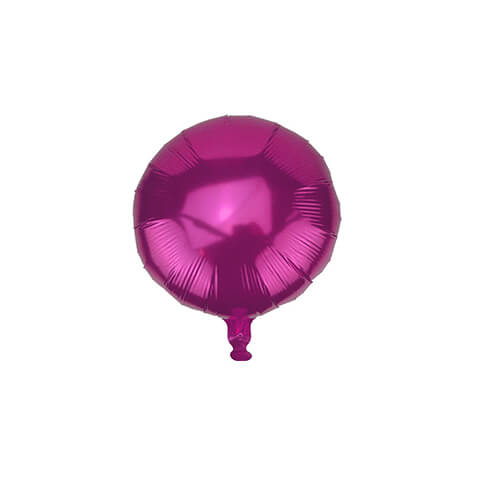 Party Balloon 4" Pink Round Airfilled Foil Balloon