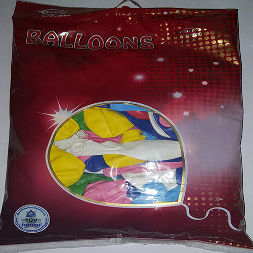 Party Balloon 11" Colour Assortment Latex Balloon 