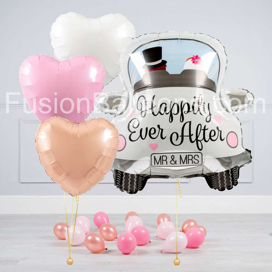 Wedding Car Inflated Balloon Package