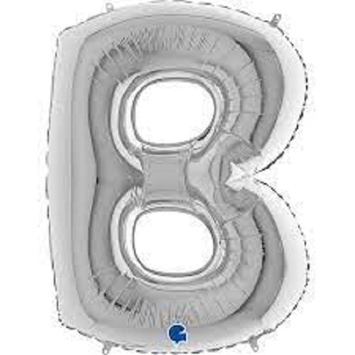 14" Silver Letter (B) Foil Balloon 