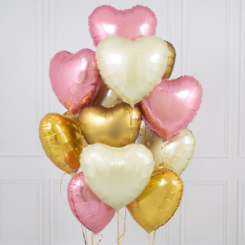 Party Balloon Hearts Balloons Bunch