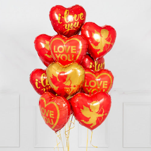 Party Balloons Valentine Balloons Bunch
