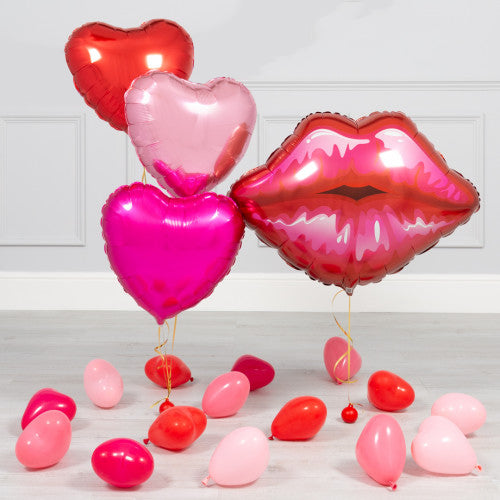 Party Balloons Kiss Balloons Bouquet