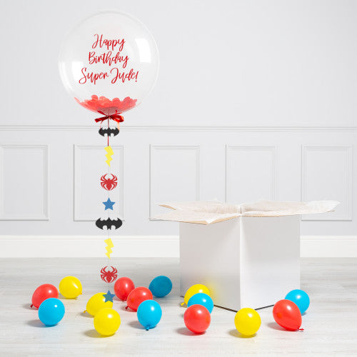 Happy birthday super dad balloons 