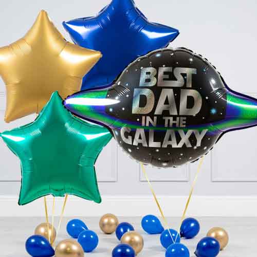 Best Dad in the galaxy Balloons
