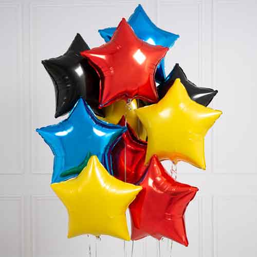 Happy father day star shape balloons 