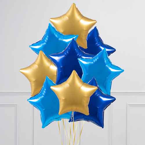Star shape father day balloons 