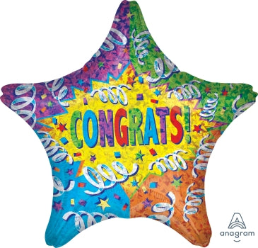  CONGRATS STREAMER EXPLOSION PARTY BALLOONS