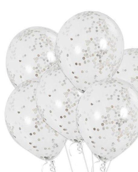 New year confetti balloon bouquets 21