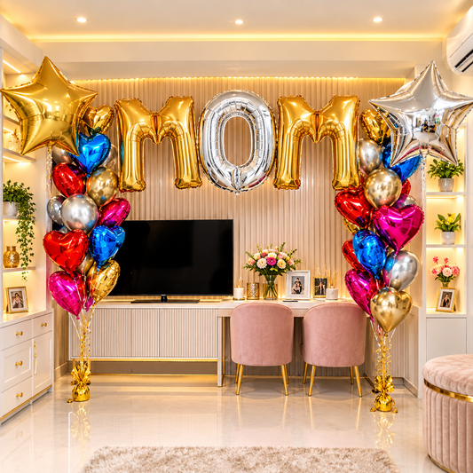 Mom's Balloons Bouquet