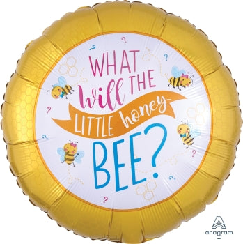 18" Inch What Will It Bee Helium Balloon