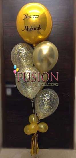 Celebrate Navroz With Confetti Balloon Bouquets 
