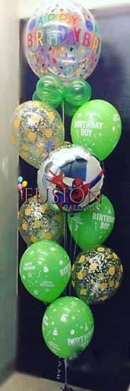 Happy Birthday Balloons Bouquet For Party Decoration