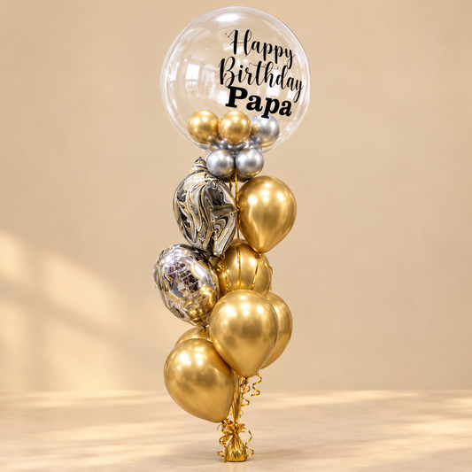 Happy Birthday Papa Balloons Bouquet
