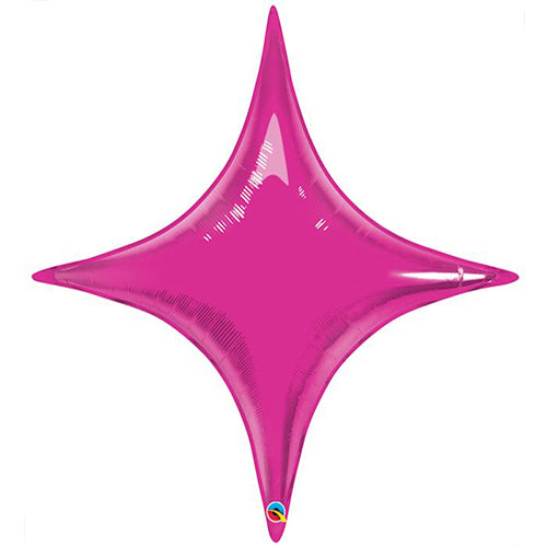 Party Balloon 36" Starpoint Metallic Magenta Foil Balloon