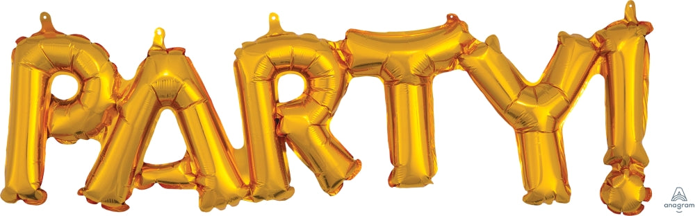 Party Balloon Block Shape Ci Party Gold Balloon