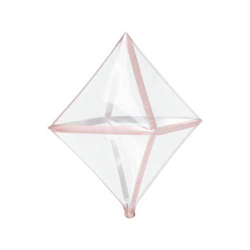 Rose Gold Trim Anglez balloons