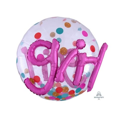 Team Bride Inflated Foil Balloons