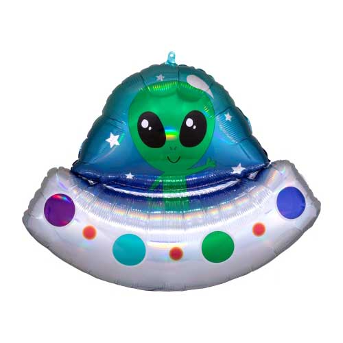 super shap Alien Space Ship Iridescent